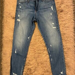 Flying Monkey Distressed Blue Jeans